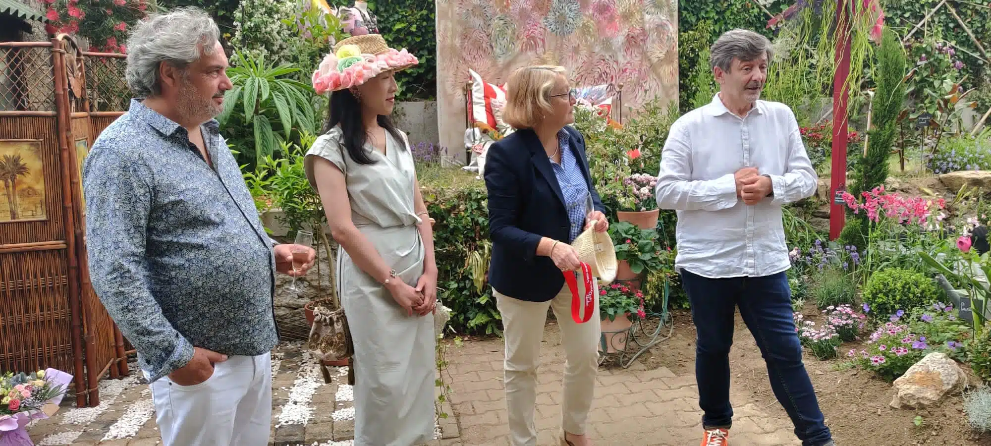 Inauguration du jardin des senteurs